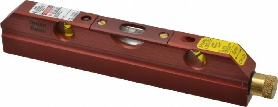 Torpedo Laser Level: 1 Beam, Class III, Green Beam
