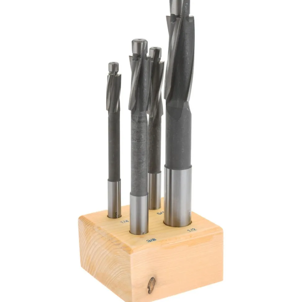 1/4 to 1/2" Socket Head Cap Screw Compatible, High Speed Steel, Solid Pilot Counterbore Set