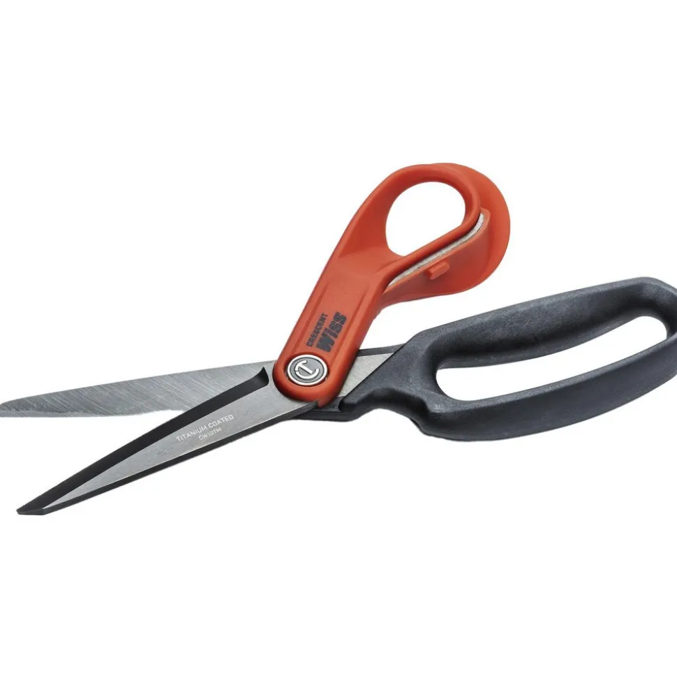 Tradesman Shears: 10" OAL, 4" LOC, Titanium Blades