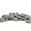 Triangle Tumbling Media: Ceramic Carrier, Aluminum Oxide Abrasive, 5/16" Long, 7/8" High