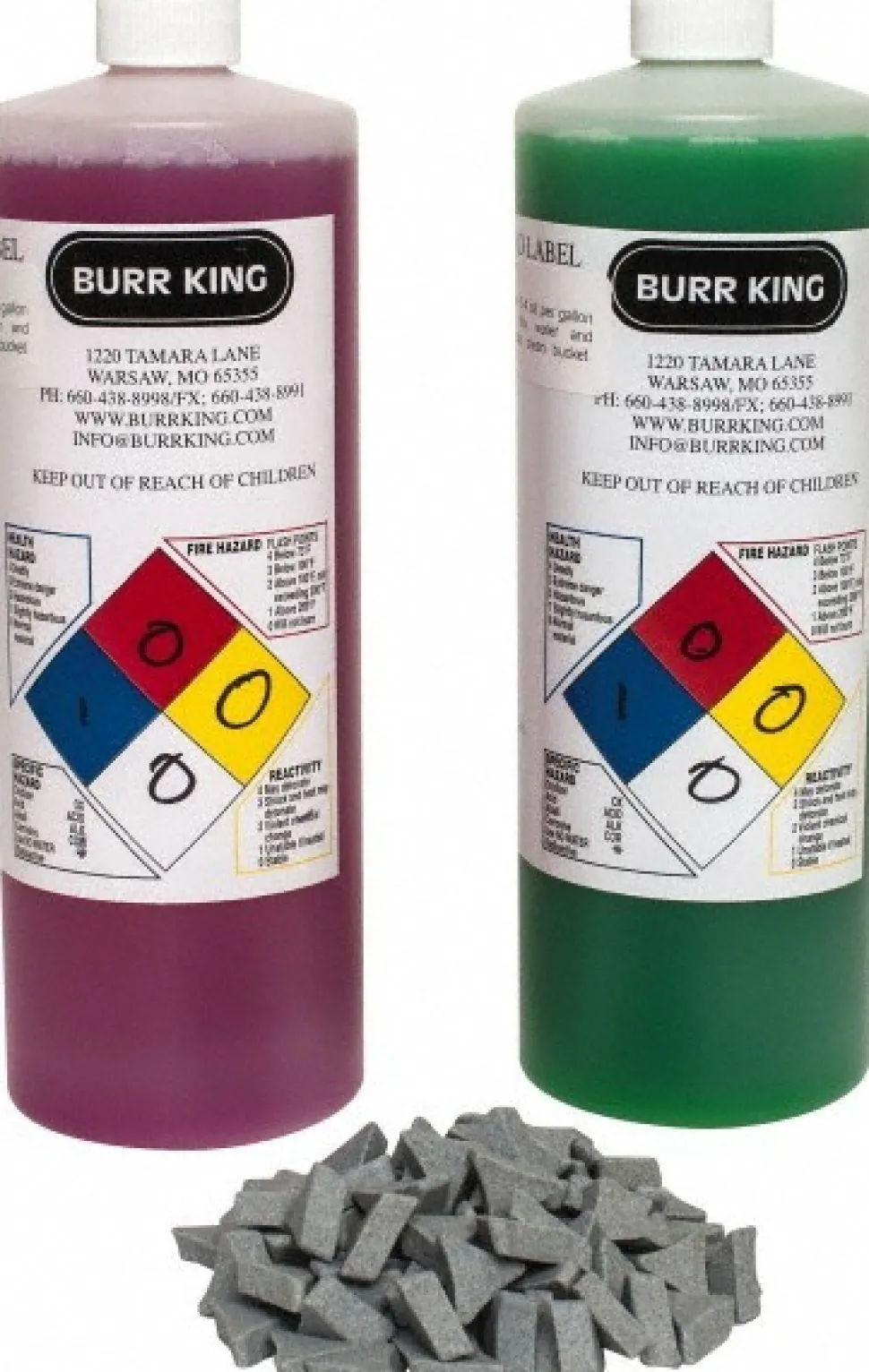 Tri-Star Tumbling Media: Ceramic Carrier, Ceramic Abrasive