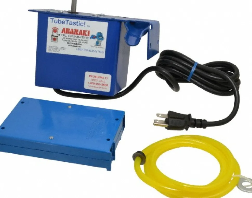 Tube Oil Skimmer: 1.50 GPH, 18" Reach