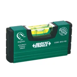 Tubular & Pocket Levels; Mounting Type: Portable; Mounting Direction: Horizontal; Length (mm): 100.00; Housing Material: Aluminum; Number of Vials: 1; Height/Dia (Inch): 2; Height/Dia (Decimal Inch): 2.0000; Sensitivity (mm): 0.50; Sensitivity (Decimal Inch): 0.0060; Color/Finish: Green