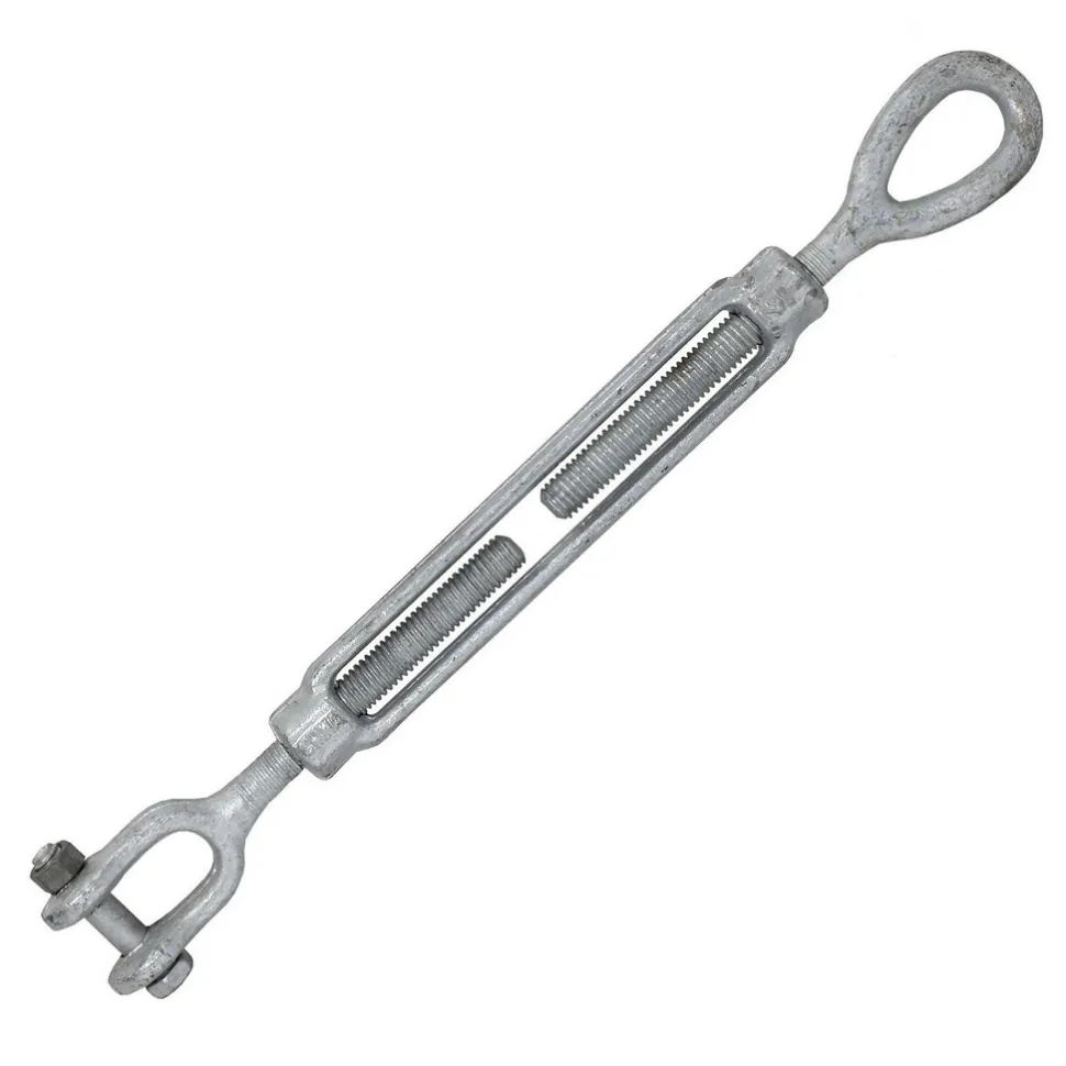 Turnbuckles: Turnbuckle Type: Jaw & Eye; Thread Size: 5/8-9 in; Turn-up: 9