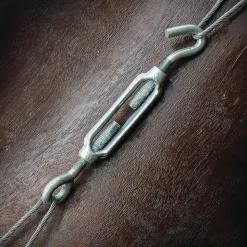 Turnbuckles: Turnbuckle Type: Hook & Eye; Thread Size: 3/8 in; Turn-up: 10.5