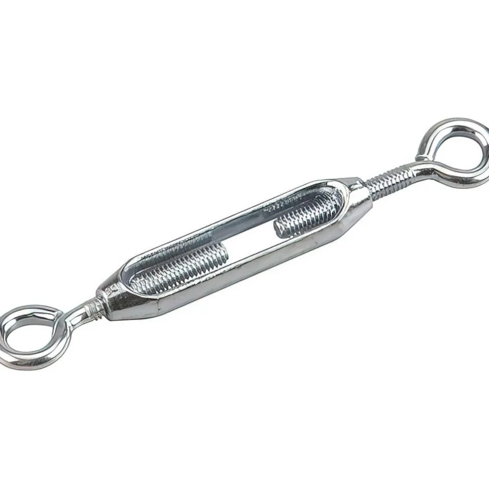 Turnbuckles: Turnbuckle Type: Eye & Eye; Thread Size: 1/4 in; Turn-up: 7.625