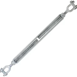 Turnbuckles: Turnbuckle Type: Jaw & Jaw; Thread Size: 1-24 in; Turn-up: 24