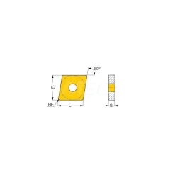 Turning Insert: CNMG 432-TF IC907, Carbide