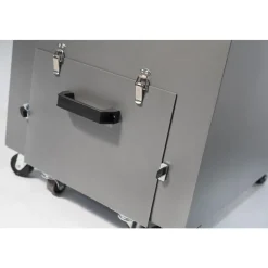 Two-Stage Dust Collector: 1500 sq ft, Portable, 3 hp, 220V, Single Phase