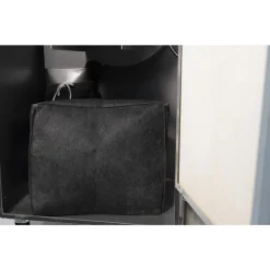 Two-Stage Dust Collector: 1500 sq ft, Portable, 3 hp, 220V, Single Phase