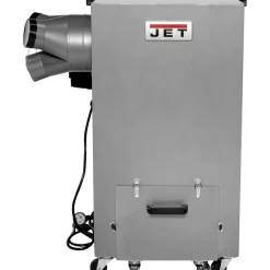 Two-Stage Dust Collector: 1500 sq ft, Portable, 3 hp, 220V, Single Phase