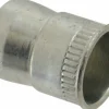 1/4-20 UNC, Zinc-Plated, Steel Knurled Rivet Nut Inserts