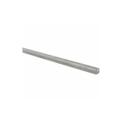 Undersized Key Stock: 1/4" High, 1/4" Wide, 12" Long, Cold Drawn Steel, Plain Finish