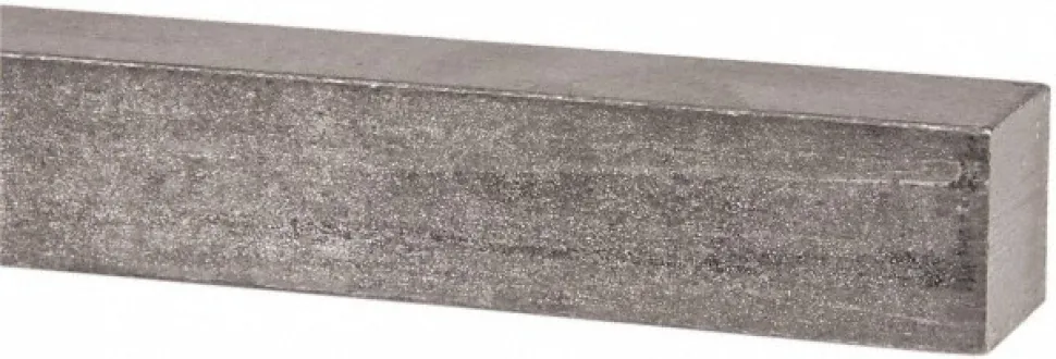 Undersized Key Stock: 1" High, 1" Wide, 12" Long, 18-8 Stainless Steel