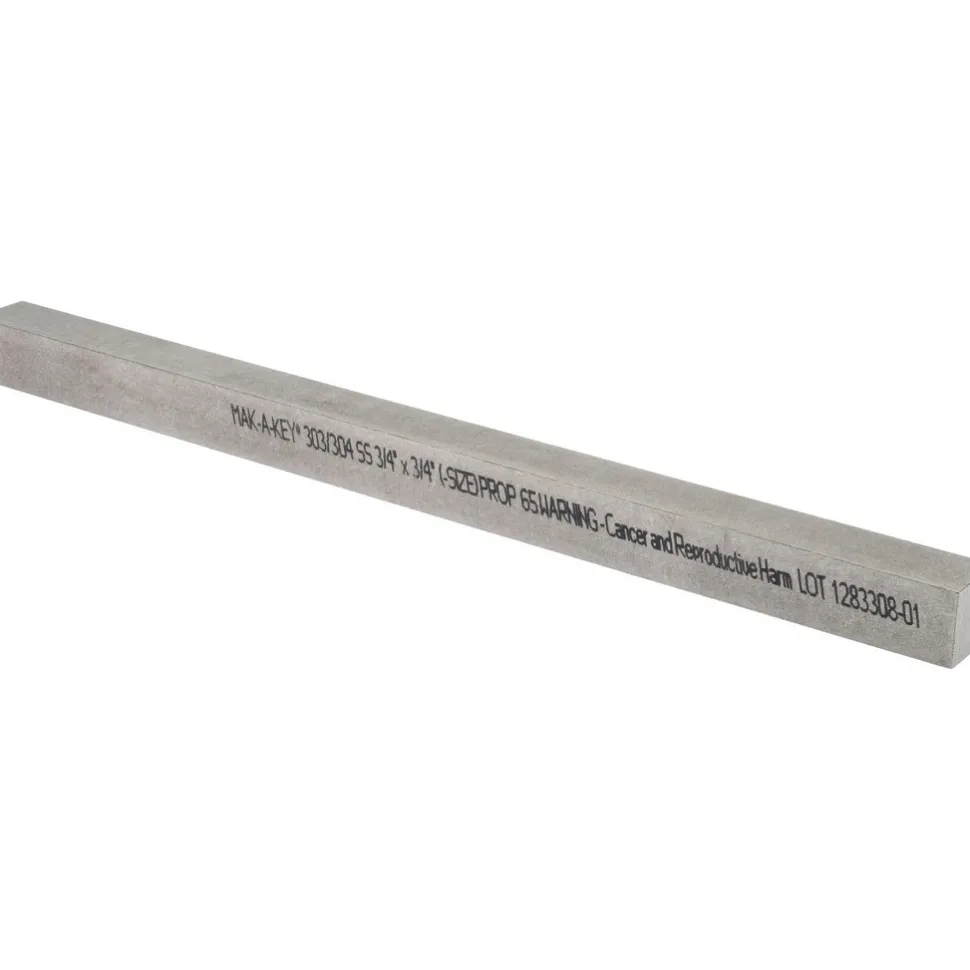 Undersized Key Stock: 12" Long