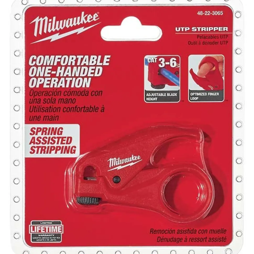 Universal Twisted Pair Stripper, Designed for CAT 3-6 Wire