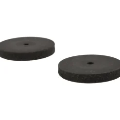 Unmounted Polishing Buffing Wheel: 1" Dia, 1/8" Thick