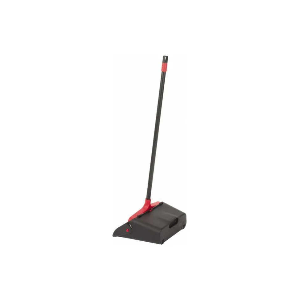 Upright Dustpan: Plastic Body, 33" Handle
