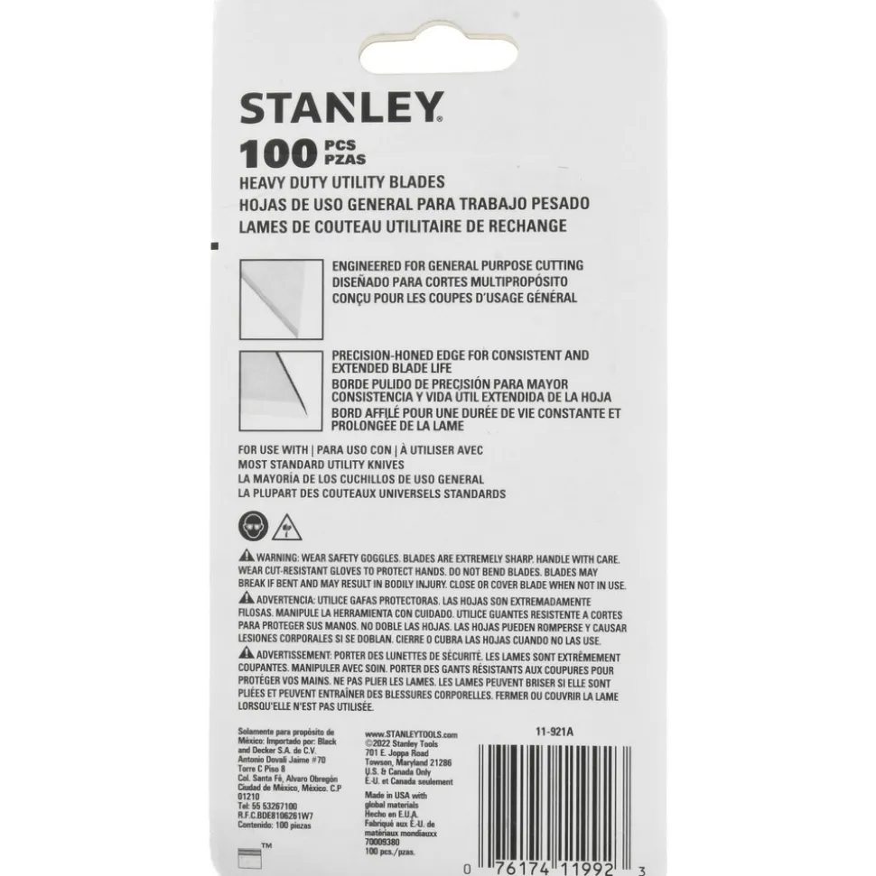 Utility Blade: 1992 Heavy-Duty Blade In Dispenser, 100-Pack