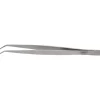 Utility Tweezer: Curved Tip, 6-1/2" OAL