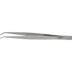 Utility Tweezer: Curved Tip, 6-1/2" OAL