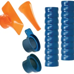 Vacuum Cleaner Attachments & Hose; Type: Shop Vacuum Kit; For Use With: all parts necessary to connect Loc-Line Vacuum Hose to a standard 2″ Hose Shop Vacuum; ESD Safe: No; Accessory Kit Contents: Adapter; Hose; Utility Nozzle; Hose Type: Flexible; Industrial; Hose Length (Feet): 1.00