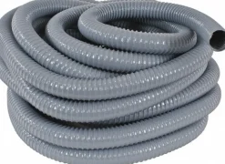 Vacuum Duct Hose: 1-1/2" ID, 35.00 psi, PVC