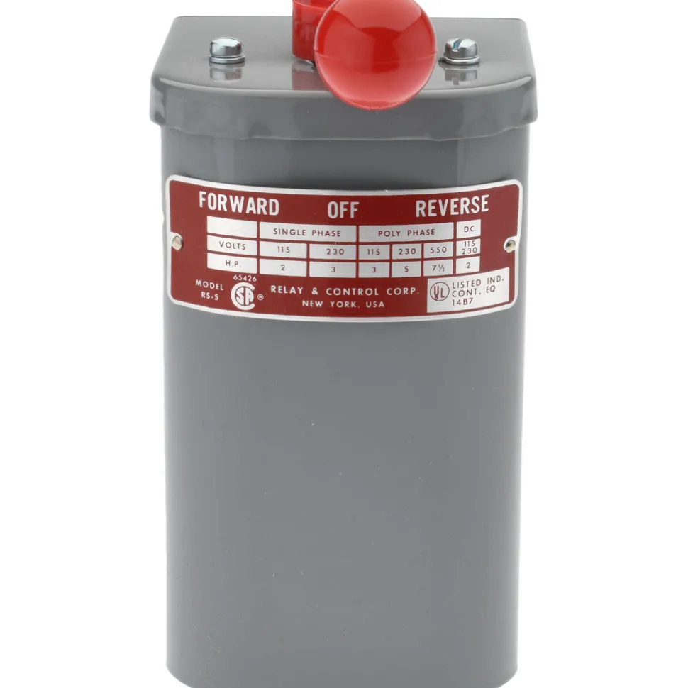 230 VAC/VDC, 550 VAC Input Volt, Maintained (MA), Enclosed Drum Switch
