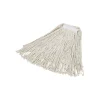 Value Pro Large 24 OZ Cotton Wet Mop, 1" Headband, White
