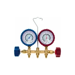 2 Valve Manifold Gauge with 3/5' Hose