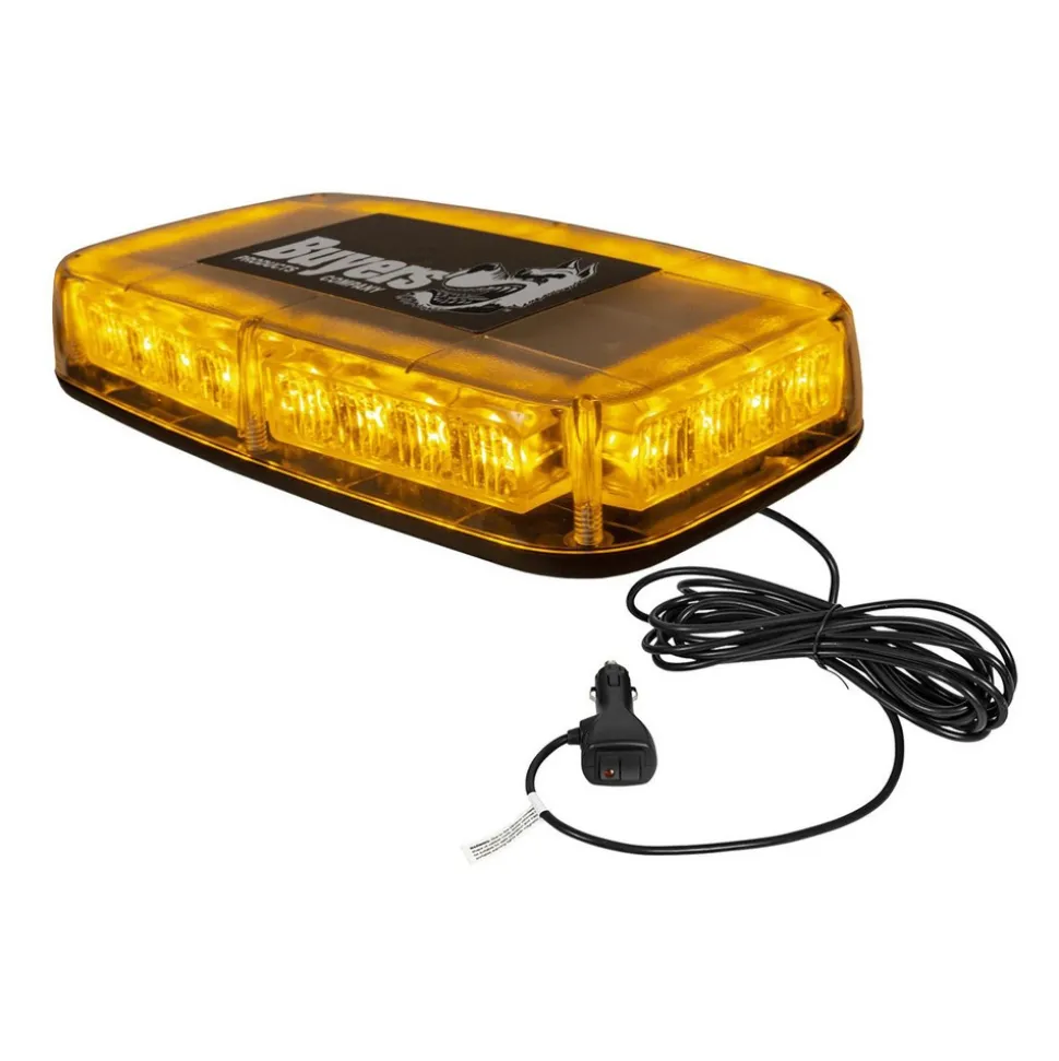Variable Flash Rate, Magnetic or Permanent Mount Emergency LED Lightbar Assembly