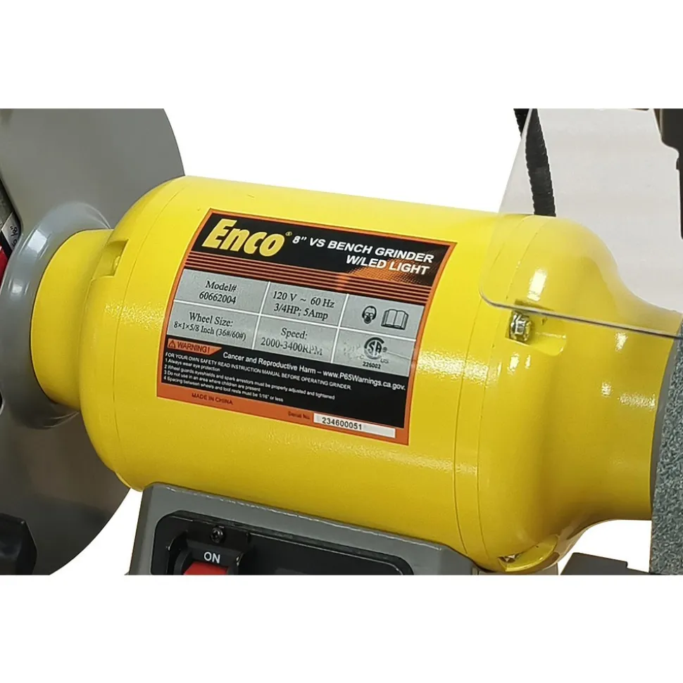 8" Variable Speed Bench Grinder