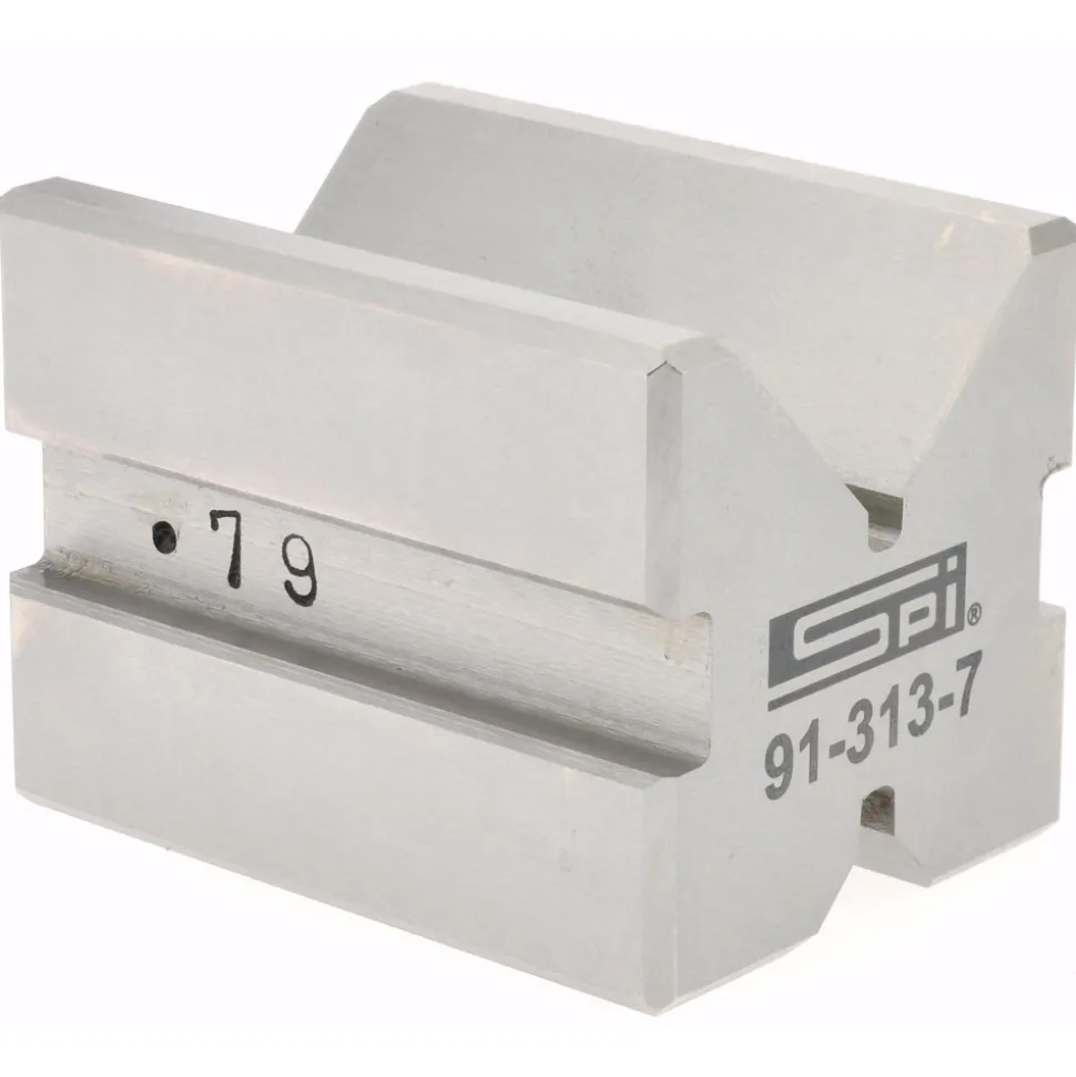 V-Block: 1-3/32" Max Capacity, 90° V Angle