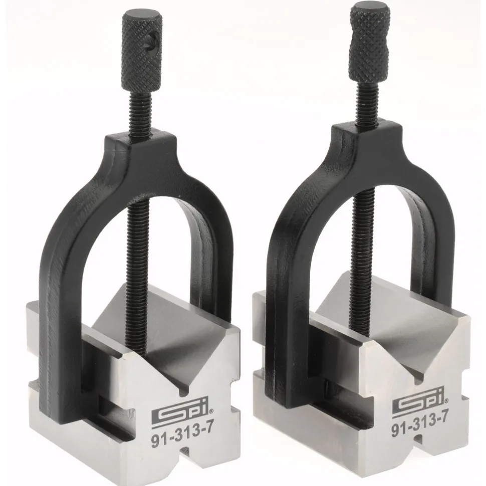 V-Block: 1-3/32" Max Capacity, 90° V Angle