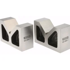 V-Block: 2-3/16" Max Capacity, 90° V Angle