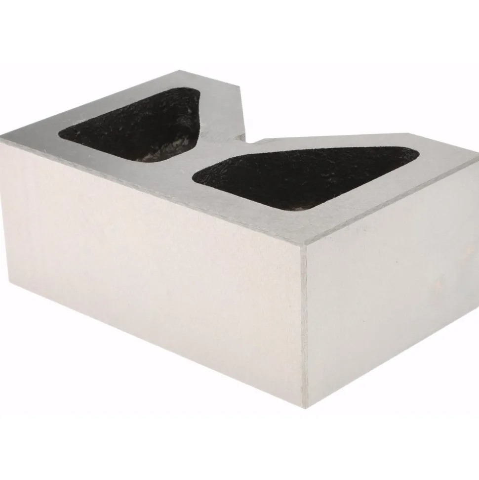 V-Block: 2-3/16" Max Capacity, 90° V Angle