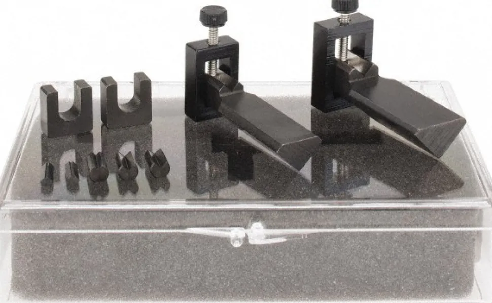 V-Block: 9/32" Max Capacity, 90° V Angle