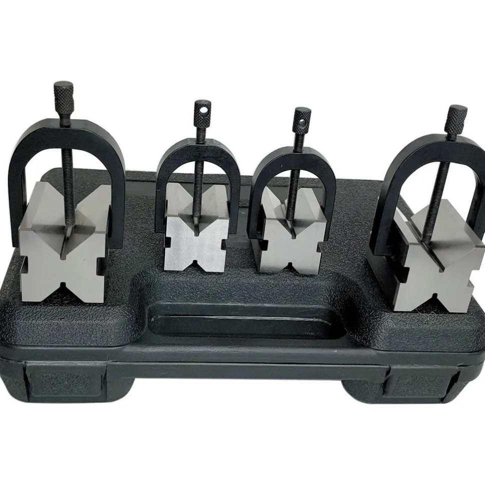 V-Block: 13/16 & 1-1/8" Max Capacity, 45° V Angle