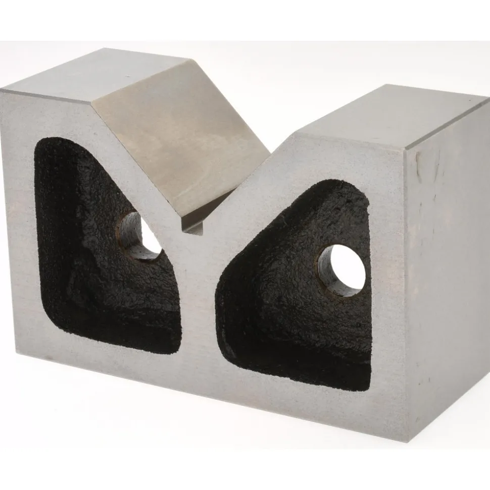V-Block: 2-7/16" Max Capacity, 90° V Angle