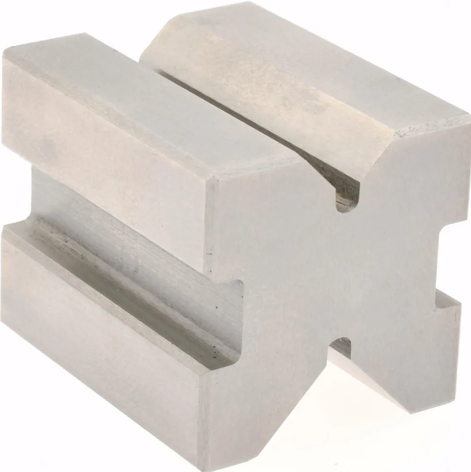 V-Block: 13/16" Max Capacity, 90° V Angle