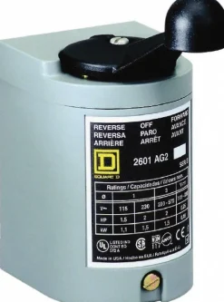 250 VDC, 600 VAC Input Volt, Reversing, Drum Switch