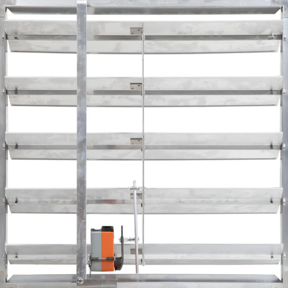 Ventilator Dampers: Overall Width: 33; Overall Height: 33 in; For Use With: 30" Fan; Rough Opening Height: 31