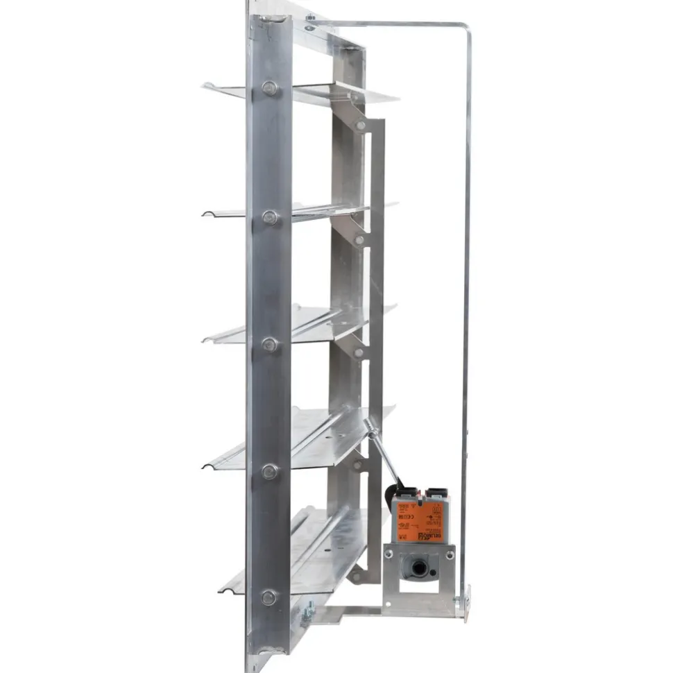 Ventilator Dampers: Overall Width: 33; Overall Height: 33 in; For Use With: 30" Fan; Rough Opening Height: 31