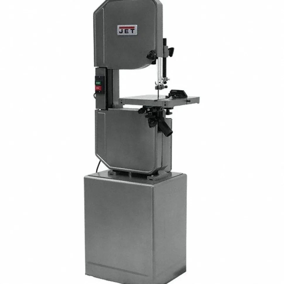 Vertical Bandsaw: 13-1/2" Throat Depth, 6" Height Capacity, Step Pulley & Variable Speed Pulley Drive