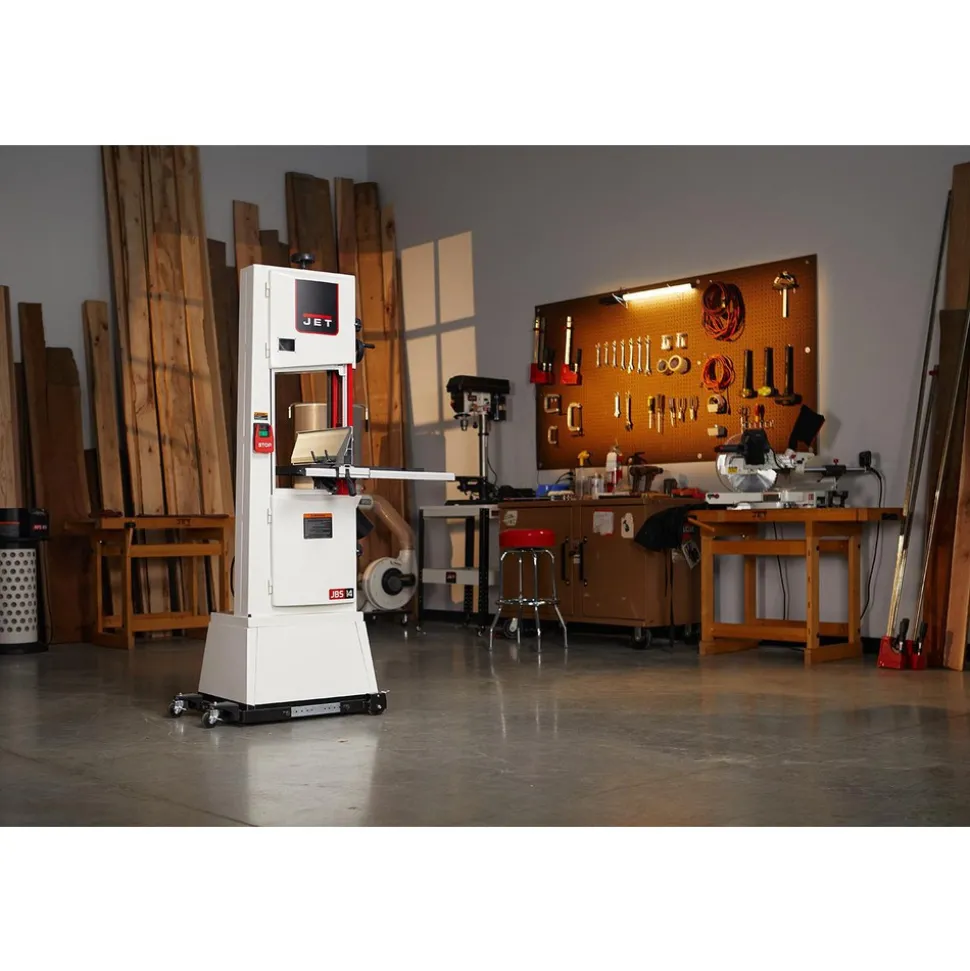 Vertical Bandsaw: 13" Throat Depth, 13" Height Capacity, Belt Drive