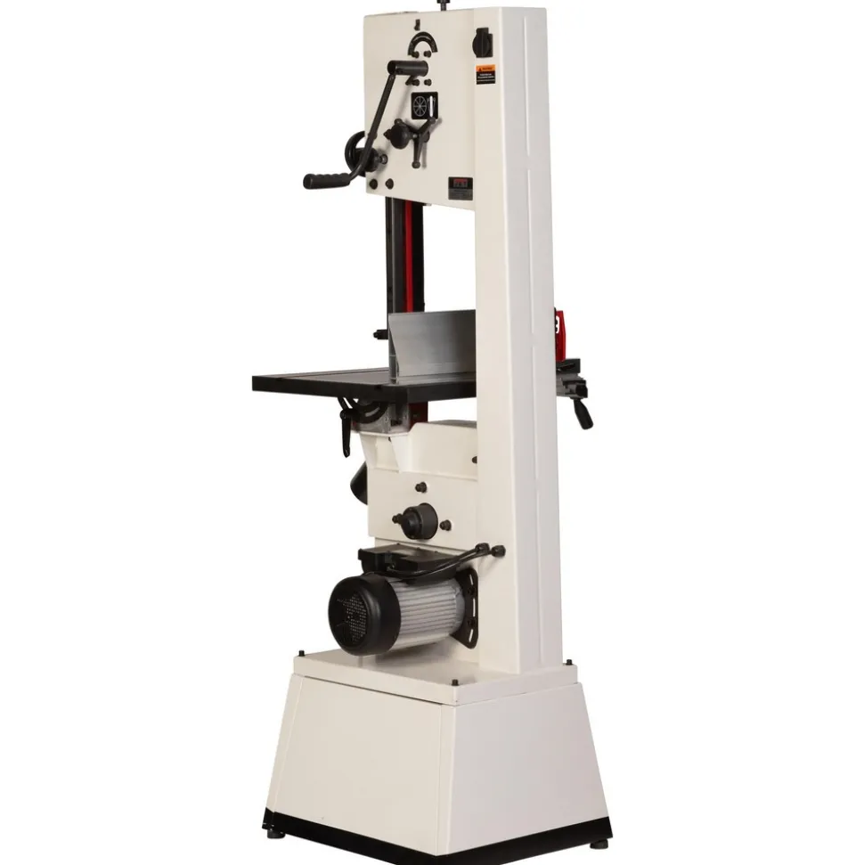 Vertical Bandsaw: 13" Throat Depth, 13" Height Capacity, Belt Drive