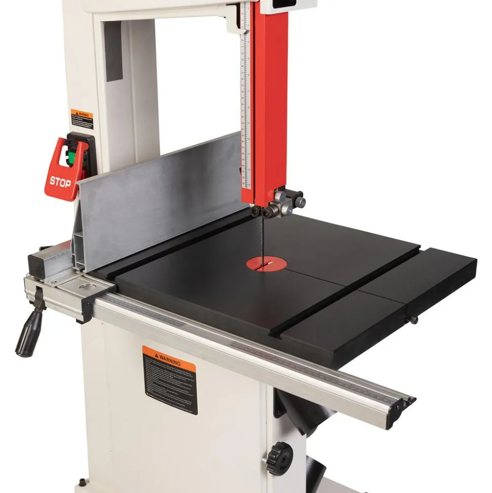Vertical Bandsaw: 13" Throat Depth, 13" Height Capacity, Belt Drive