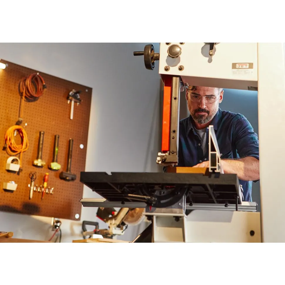 Vertical Bandsaw: 13" Throat Depth, 13" Height Capacity, Belt Drive