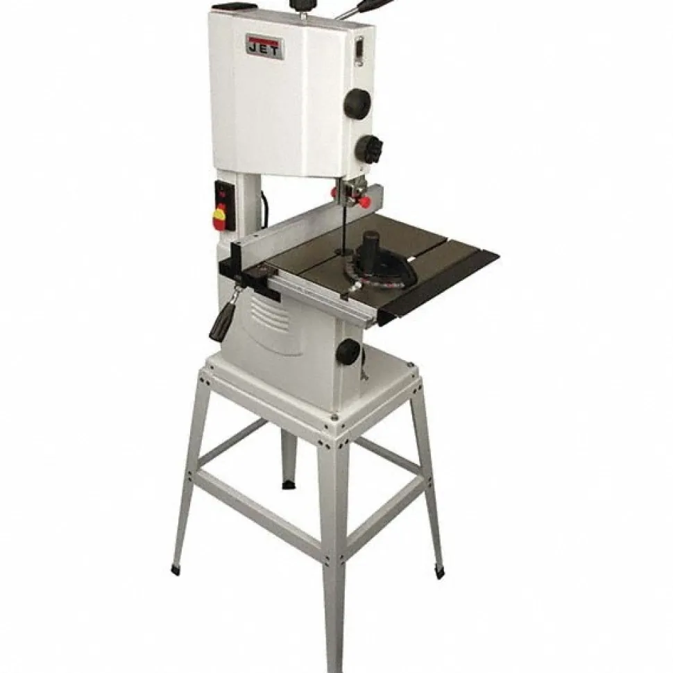 Vertical Bandsaw: 10" Throat Depth, 4-1/8" Height Capacity, Poly V Drive