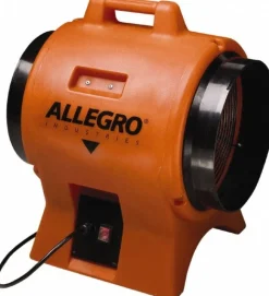 230V 1 hp 12" Inlet/Outlet Electric (AC) Axial Blower